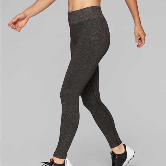 Athleta Pants - NWT Athleta Shimmer Seamless Tight in espresso